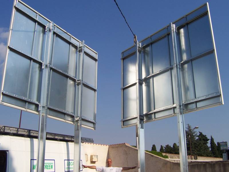 double panneau 4x3 en v aubagne