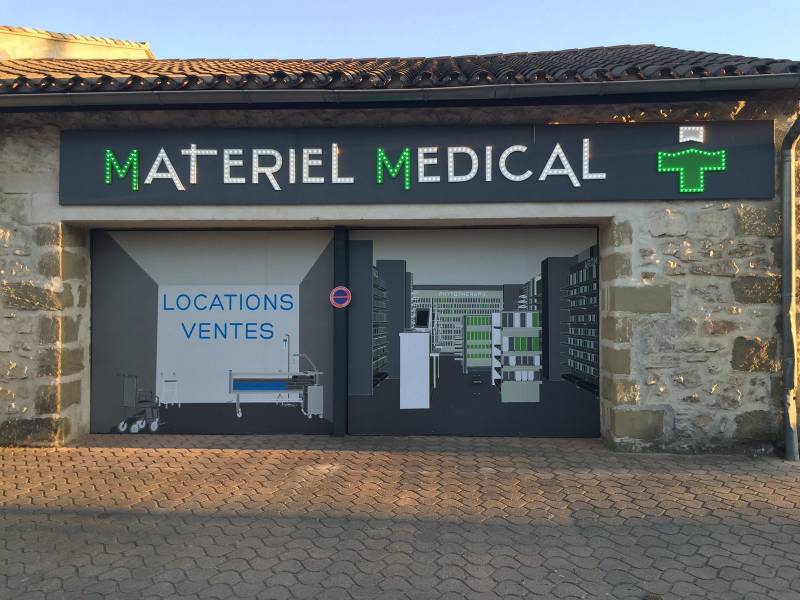 croix de Pharmacie lumineuse Nîmes