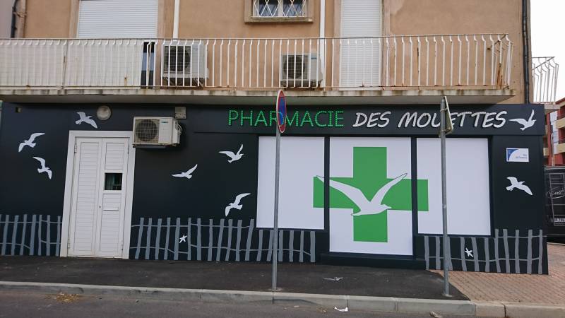 panneau publicitaire pharmacie martigues