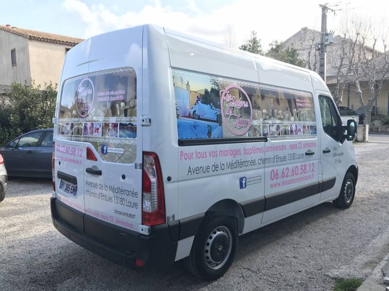 décoration adhésif fourgon aubagne