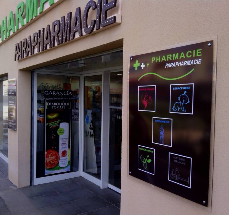 Enseigne lumineuse à diodes pharmacie marseille