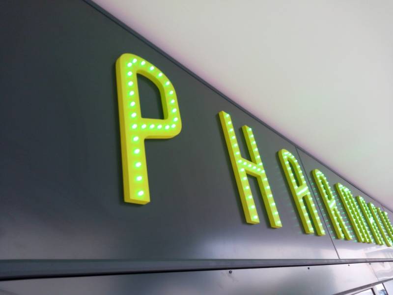 enseigne lumineuse pharmacie montpellier