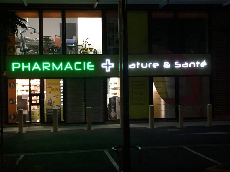 enseigne lumineuse Pharmacie Montpellier