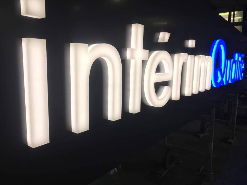 lettres lumineuses bloc led martigues