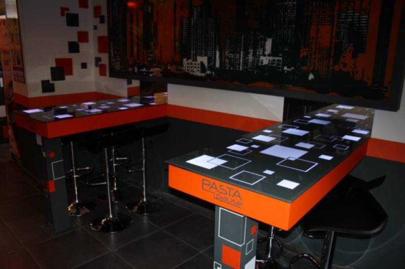 table lumineuse restaurant nimes