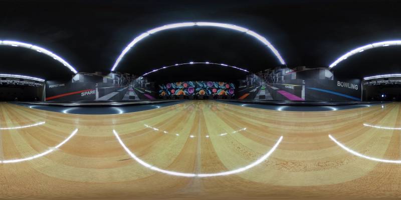 décoration adhésif mur bowling marseille