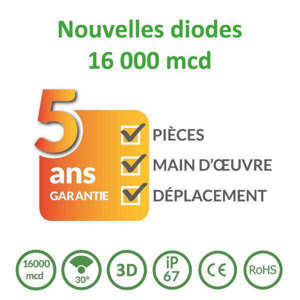 croix de pharmacie à diodes toulon