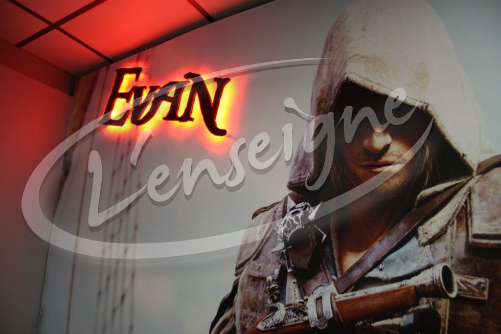 prénom en lettres lumineuse salon de provence