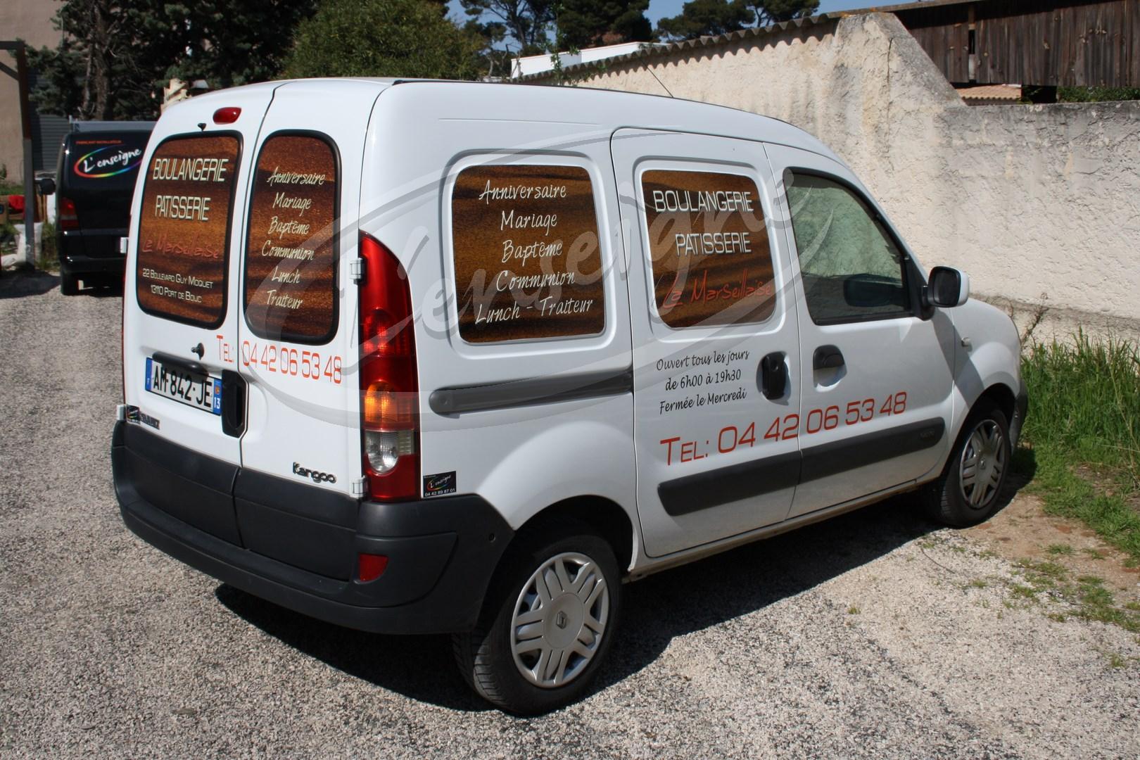 flocage véhicule société istres