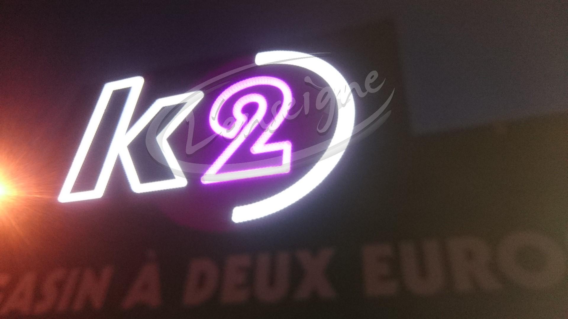 enseigne lettres reliefs plan de campagne