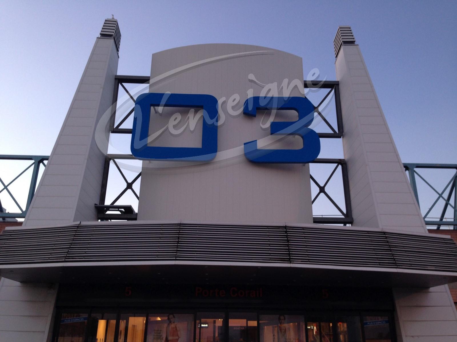 enseigne centre commerciale nimes