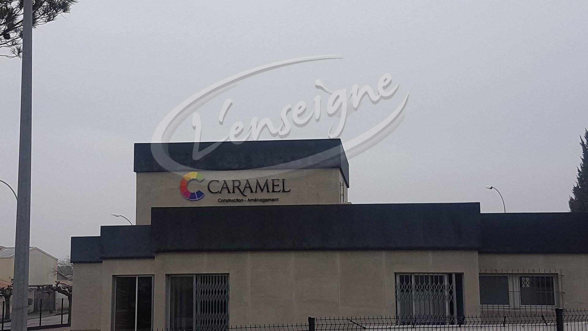 enseigne lettres découpées cabries