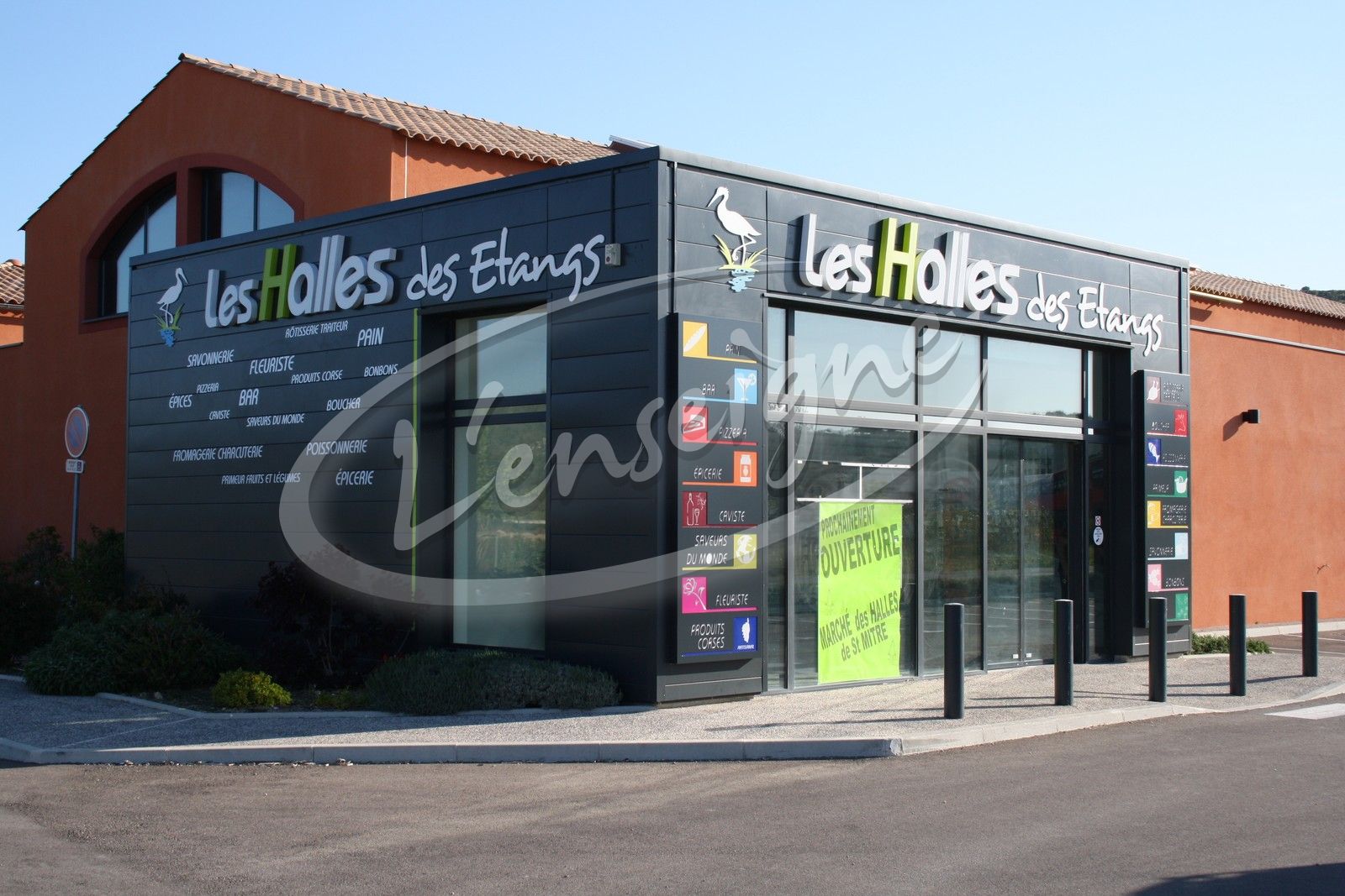 lettre enseigne lumineuse dans le 13