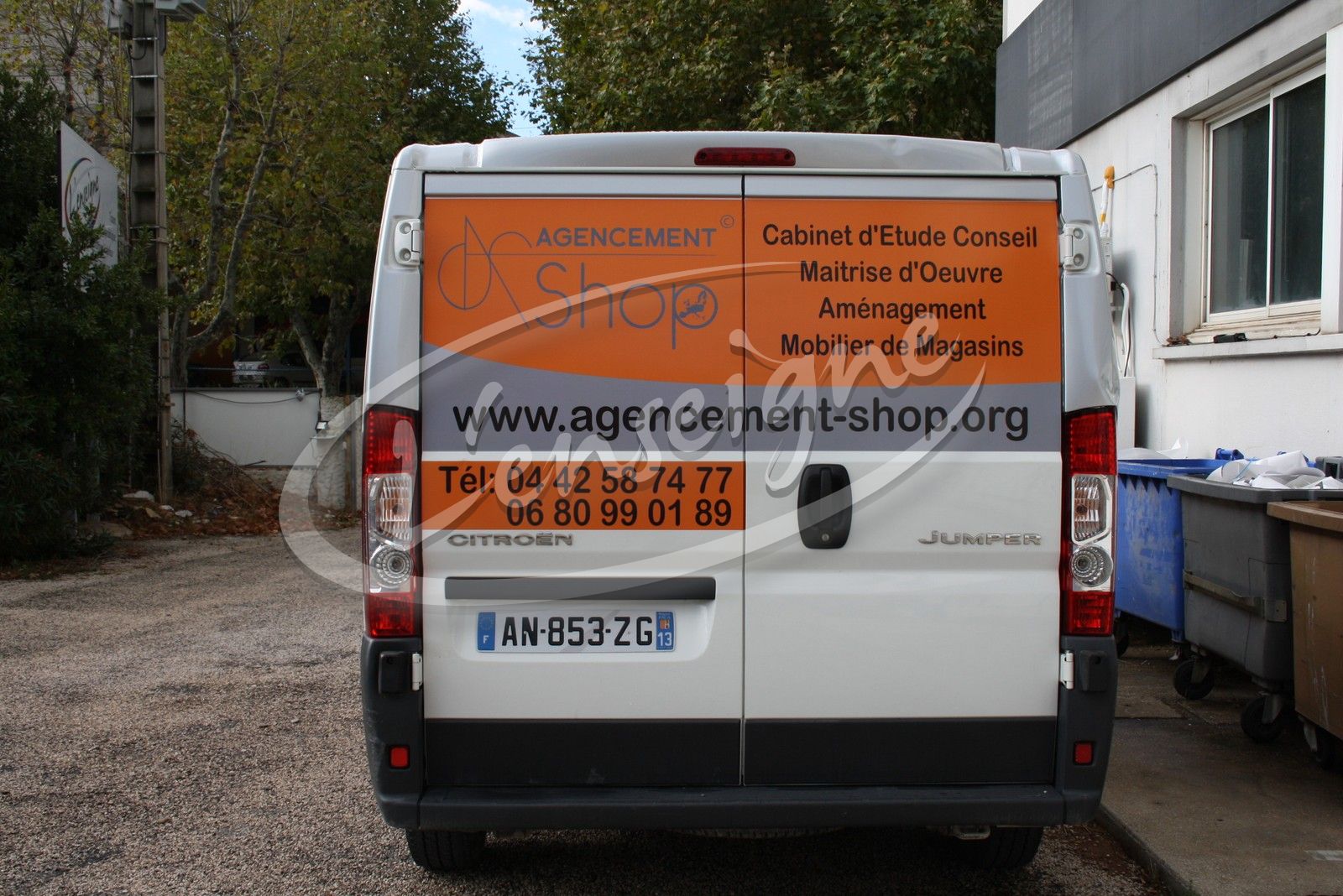 Marquage de véhicule de societé aubagne