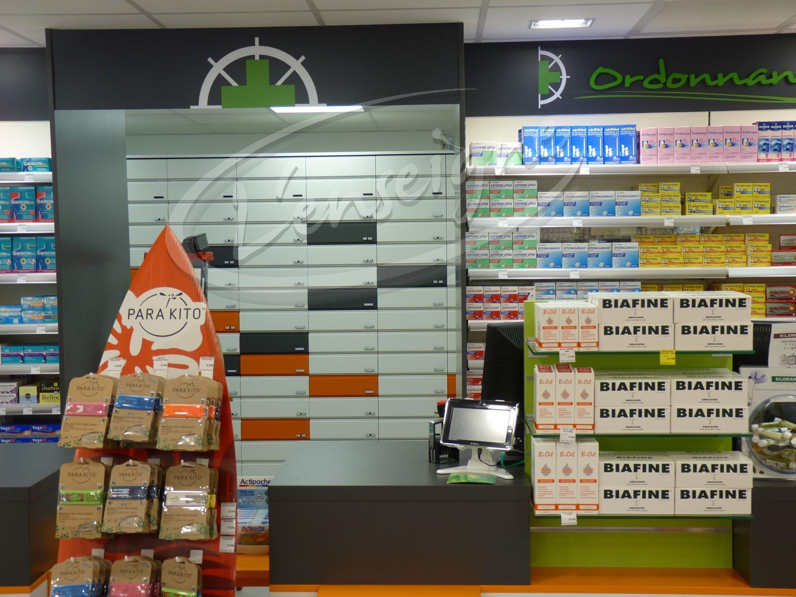 panneaux gondoles de commerce martigues