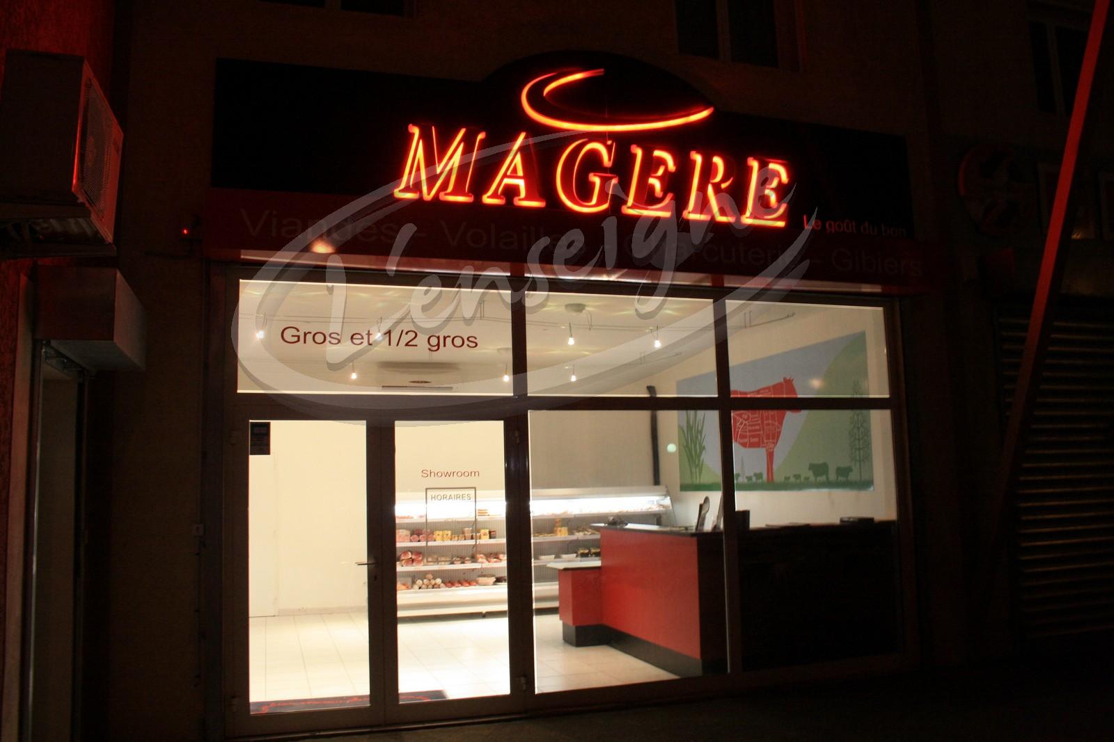 enseigne boucherie istres