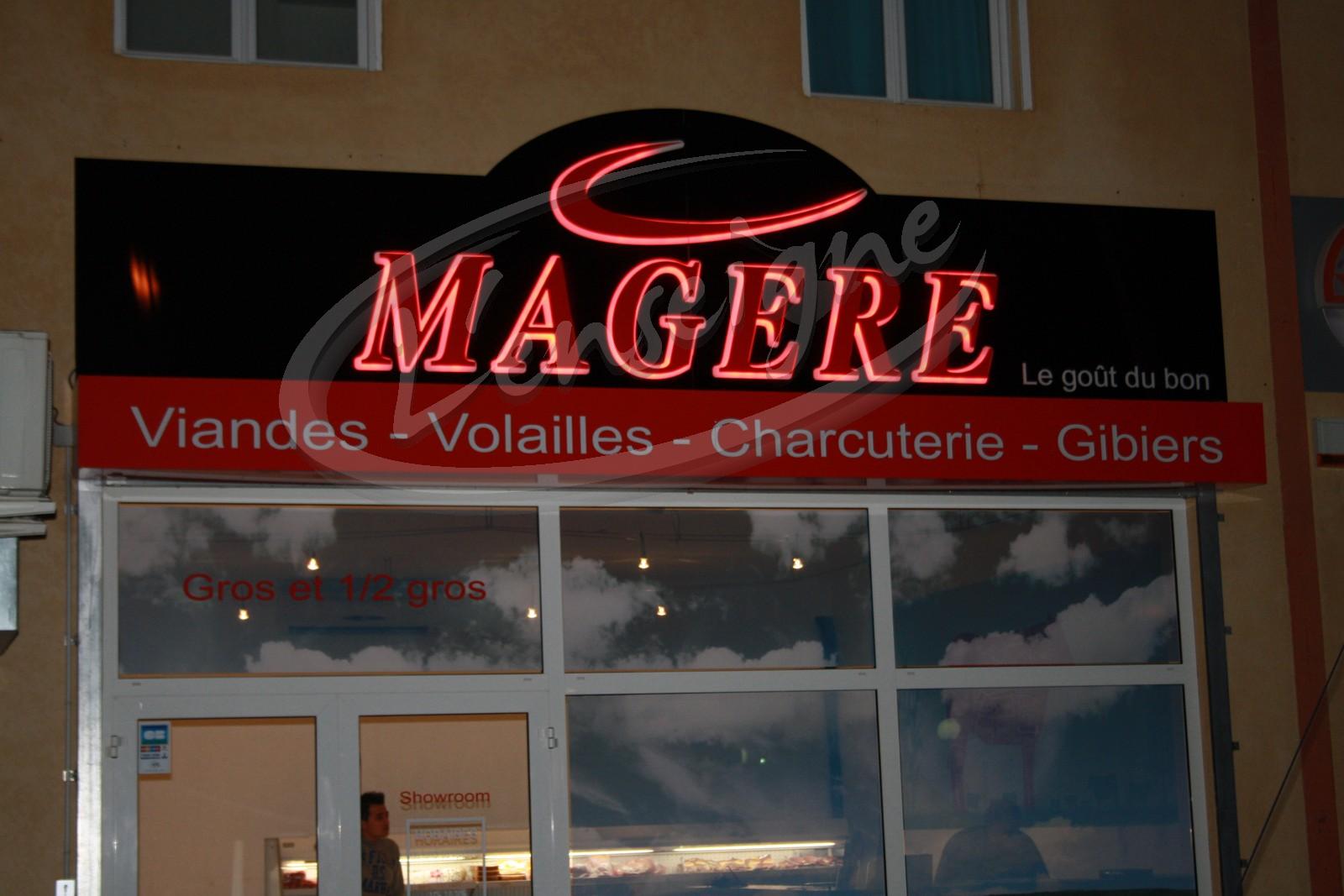 enseigne lumineuse saint mitre