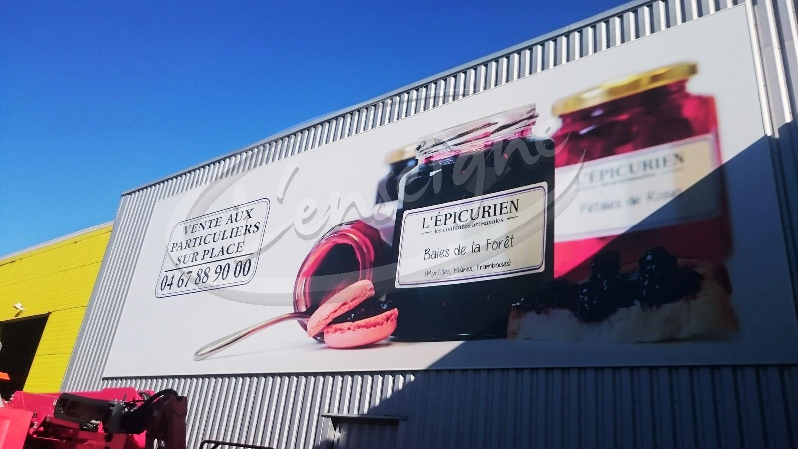 signalétique XXL commerce montpellier