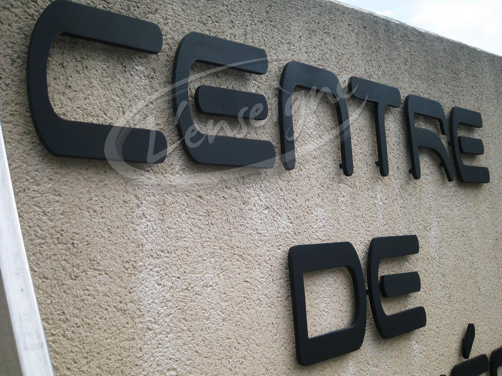 lettres reliefs pvc bouches du rhone