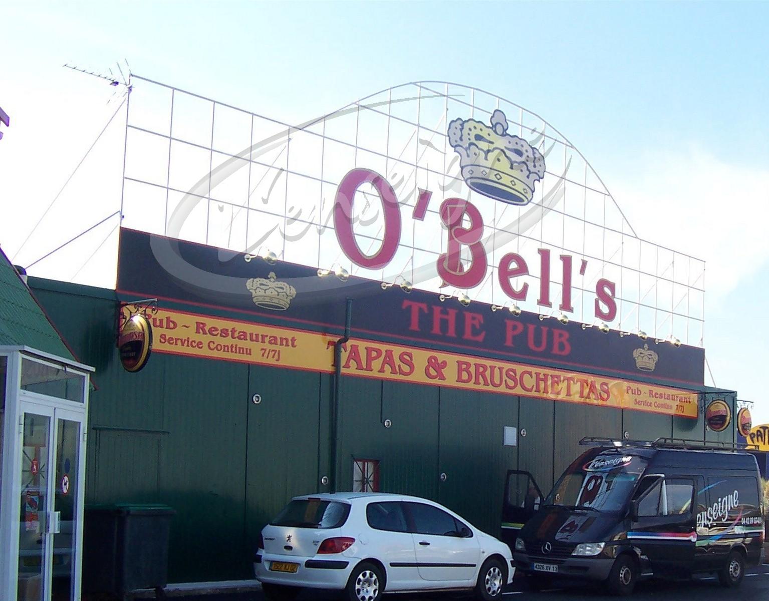 signalétique lumineuse restaurant plan de campagne