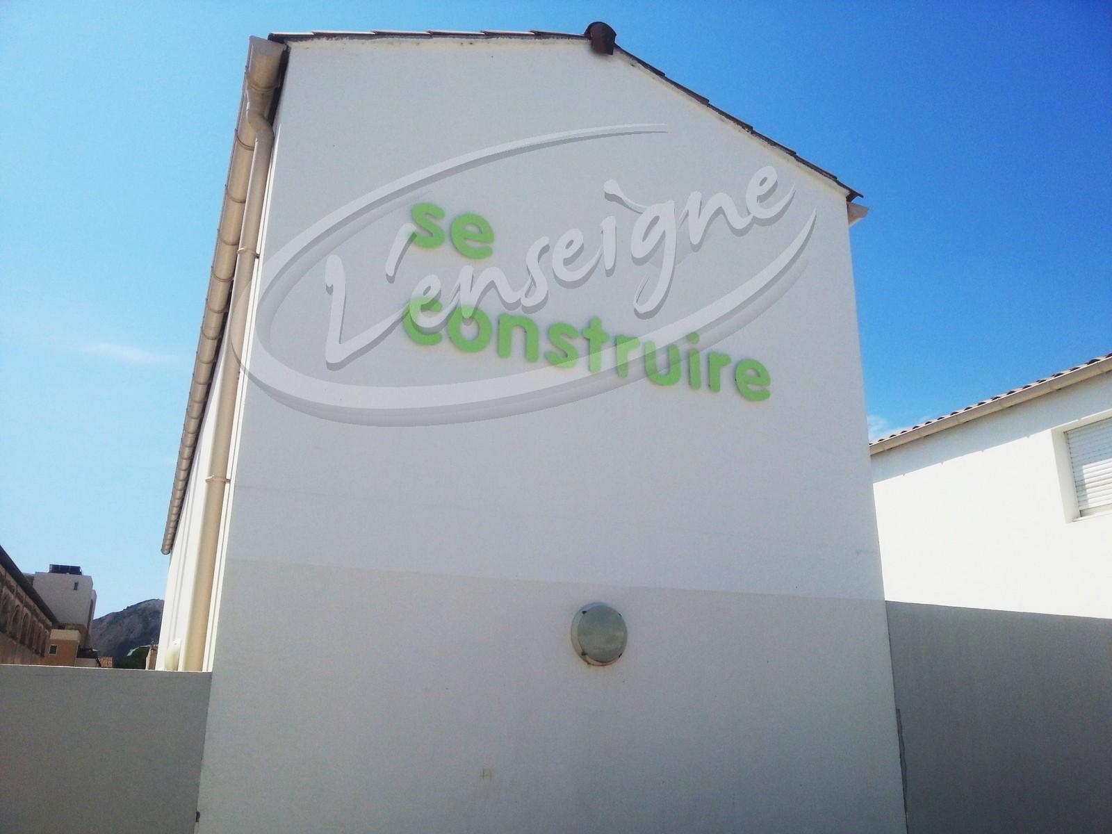 lettres reliefs aluminium aubagne