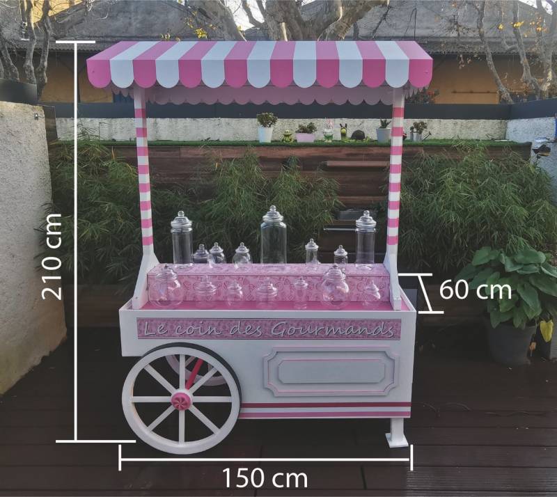 candy bar - bar à bonbons sur mesure pour décorateur de mariage marseille