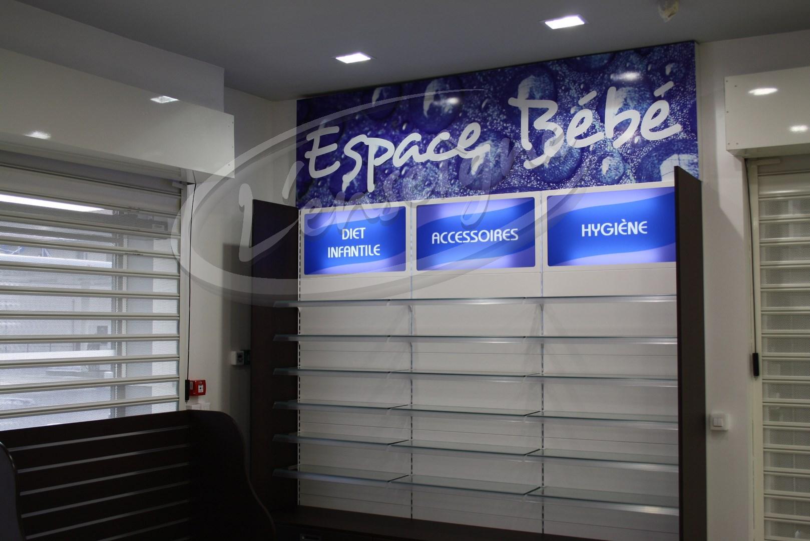 signalétique intérieur pharmacie sisteron