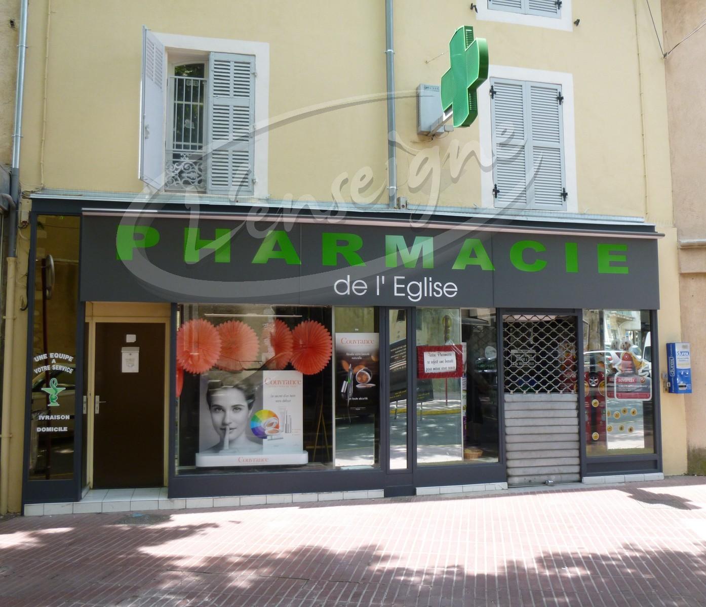 enseigne lumineuse pharmacie paca