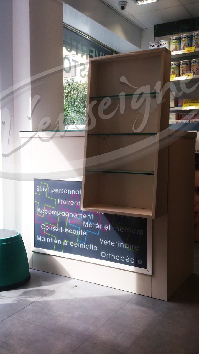 habillage de comptoir pharmacie bouches du rhone