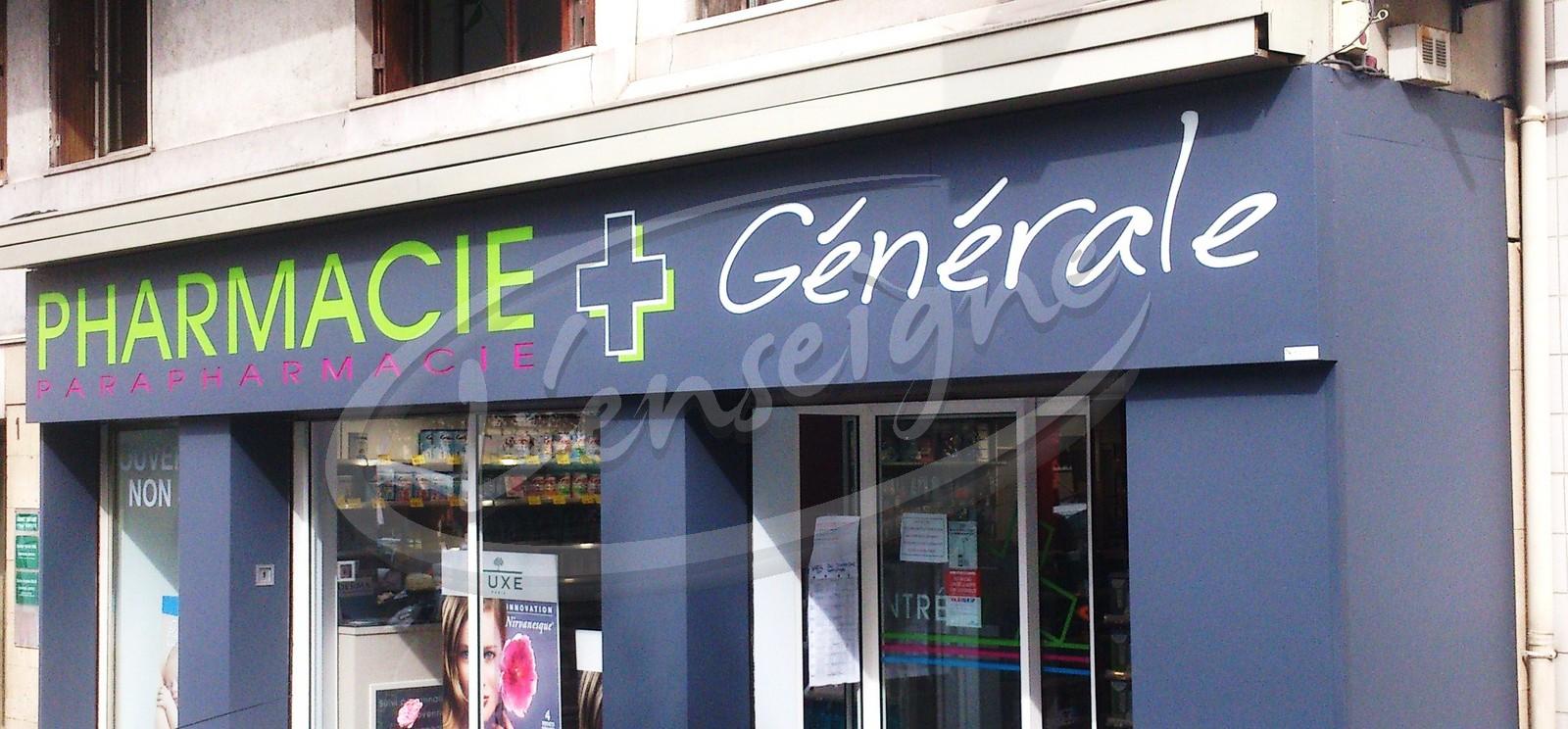 Enseigne lumineuse textes évidés marseille